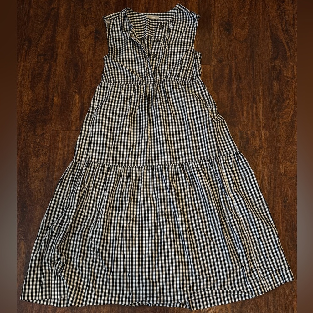 Everlane Plaid Midi Dress